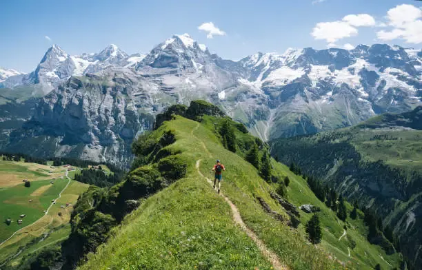 Swiss mountain trails