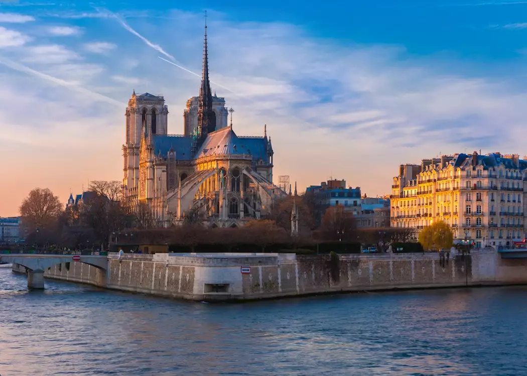 Sunset at Notre-Dame Cathedral