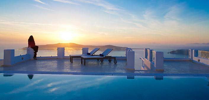 Aerial view of Imerovigli