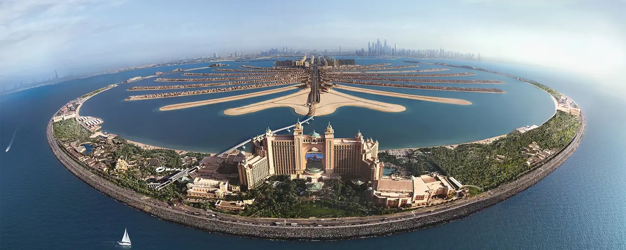 Atlantis The Palm aerial view