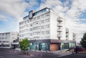 Blue Lagoon geothermal spa view