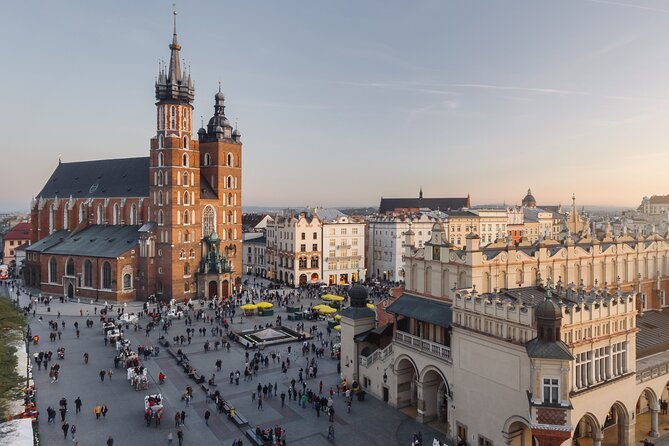 Krakow Old Town at dusk