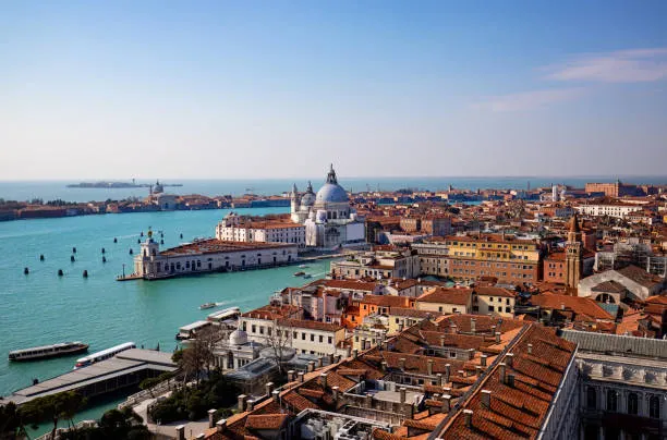 Venice aerial view from Campanile