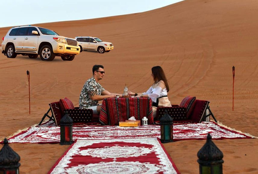 Private desert safari from Bulgari Dubai stay