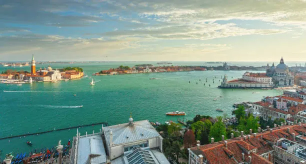 Venetian lagoon view